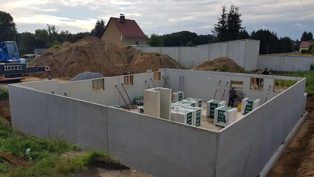 Rohbau einer Kellers