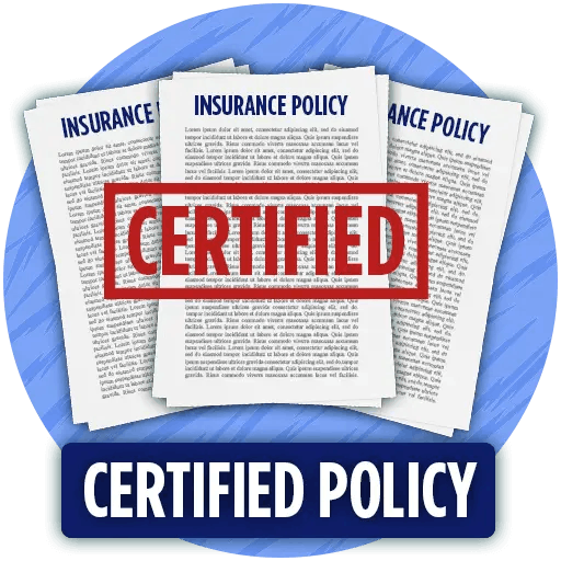 ICON: Certified Insurance Policy 