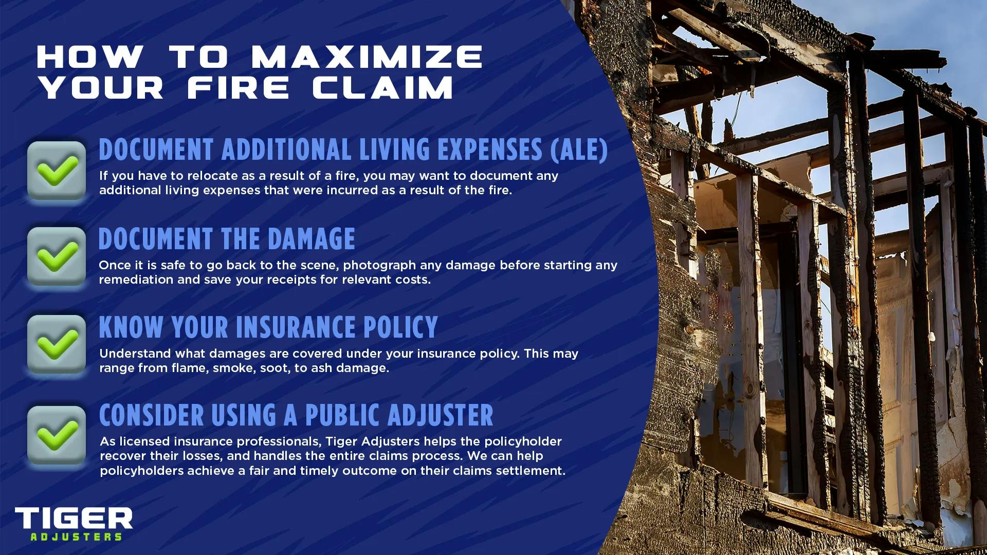 INFOGRAPHIC:How to Maximize a Fire Claim
