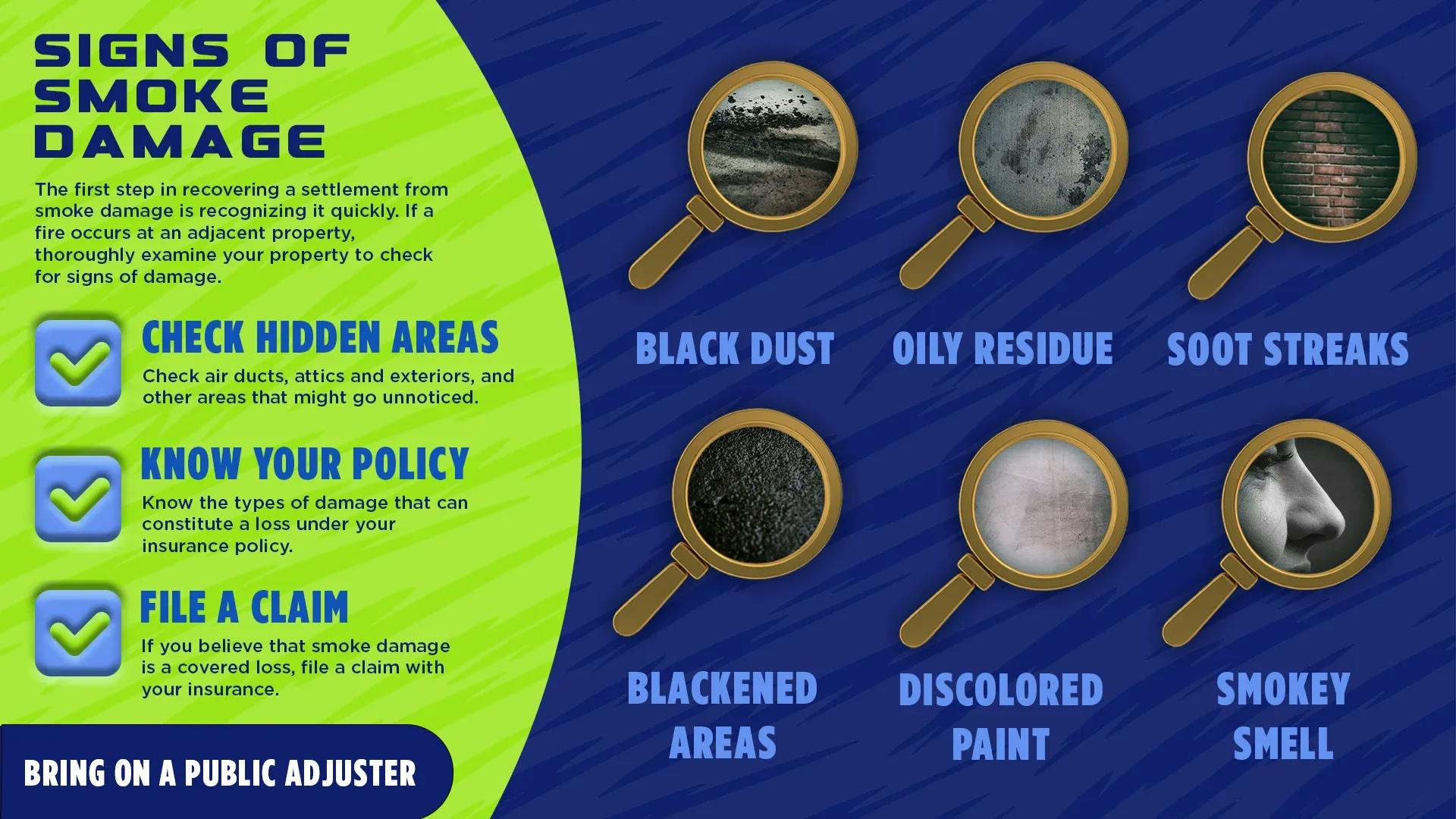 INFOGRAPHIC: Signs of Smoke Damage