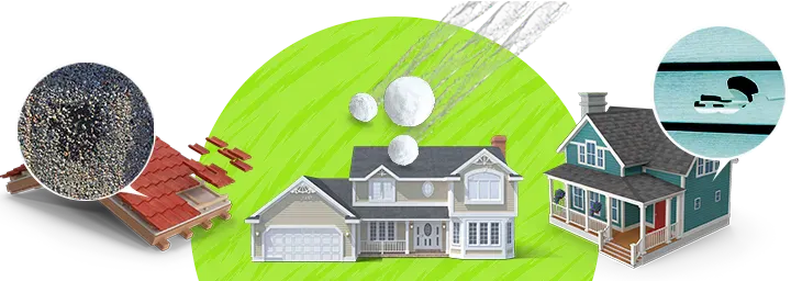 HEADER: Hail Damage Claim Green