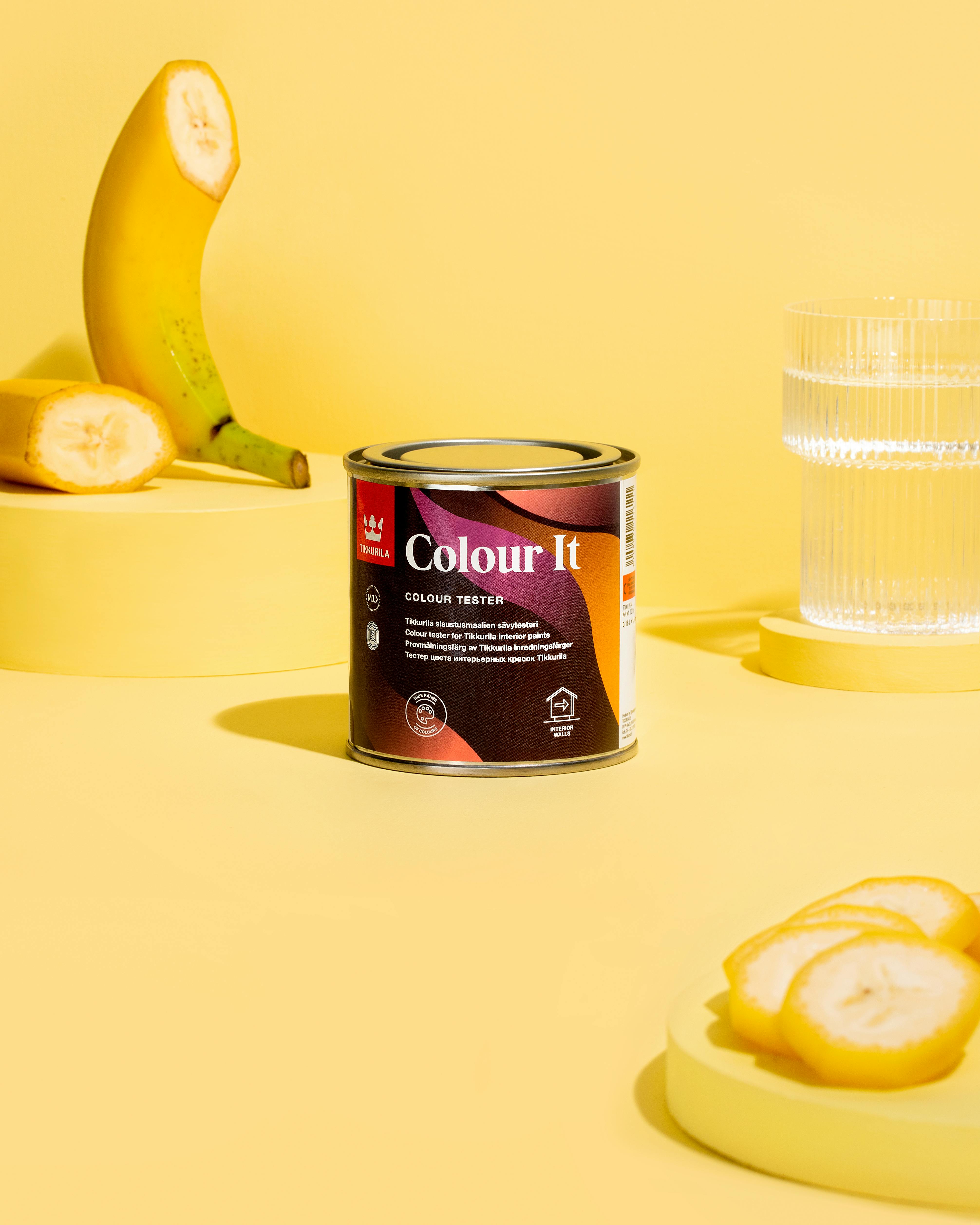 Colour It Interior Sample Pot - Yellow Side Image