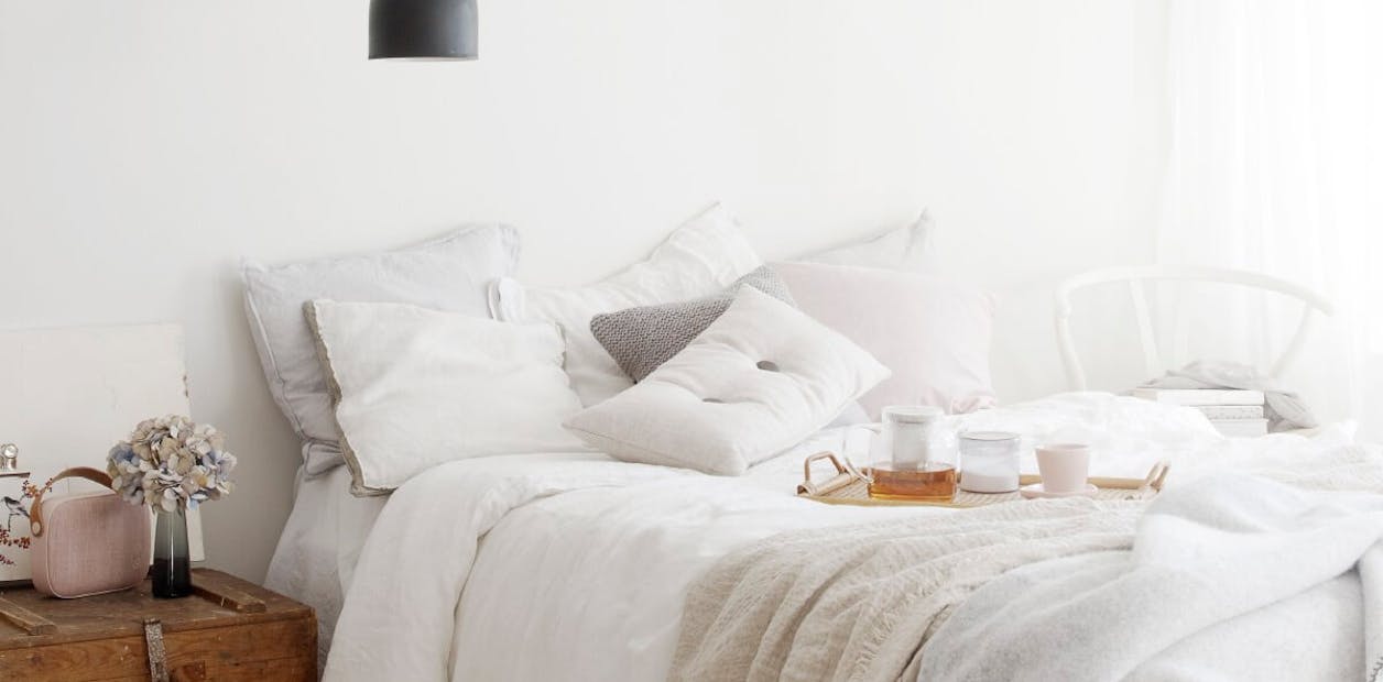 white bedroom walls
