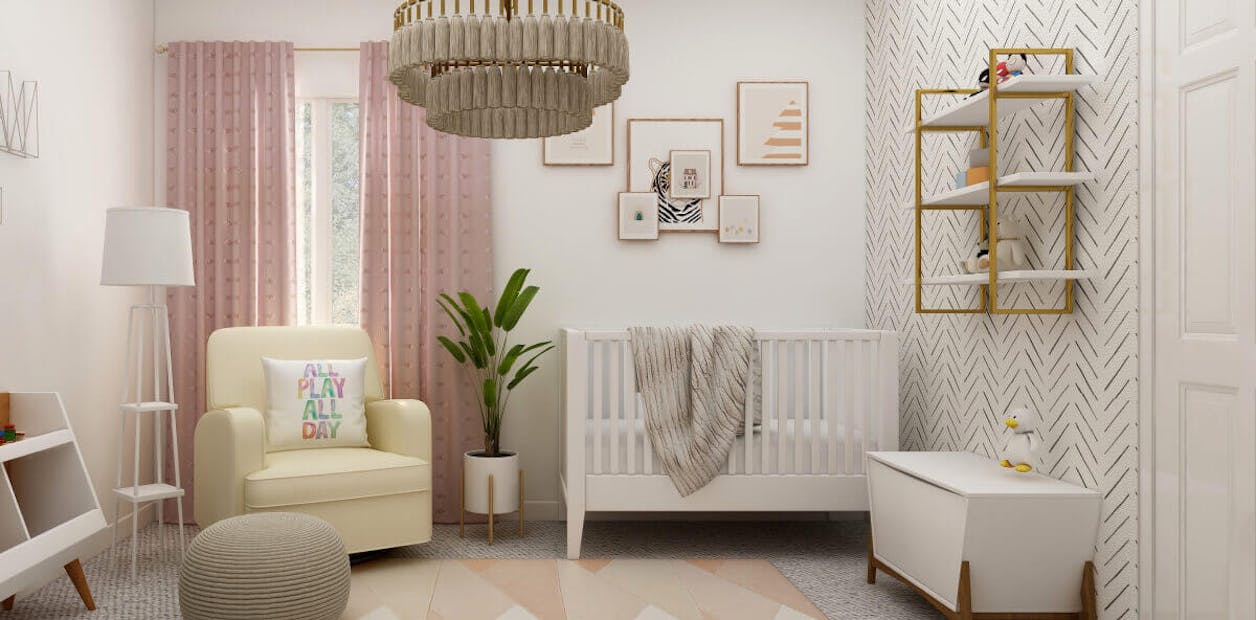 white nursery colour scheme