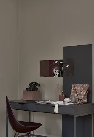 cool taupe home office