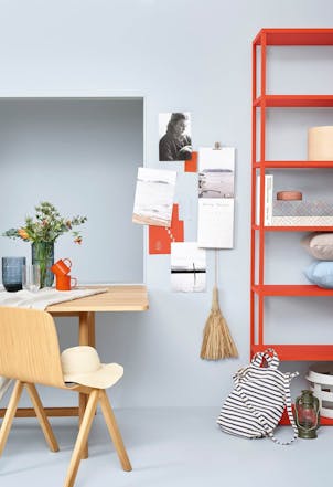 light grey wall