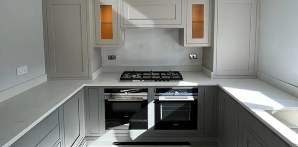 light grey kitchen cabinets