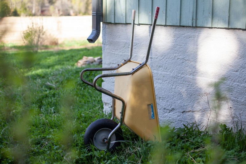 Old wheelbarrow