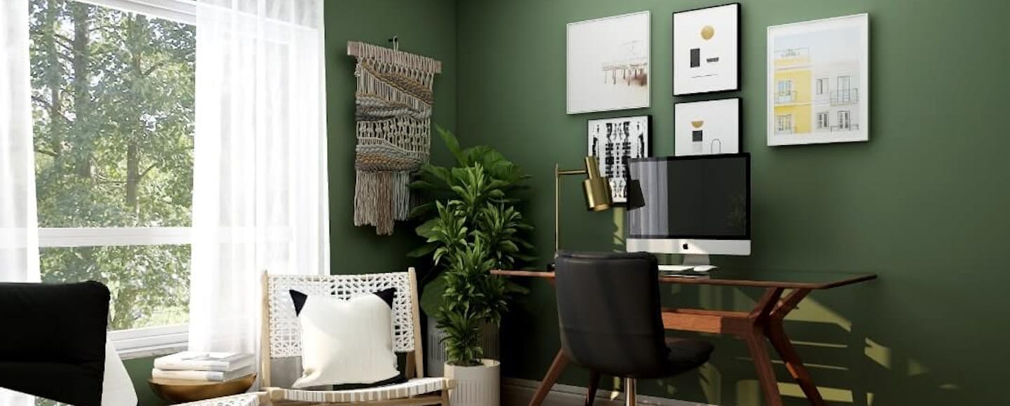 Green home office 