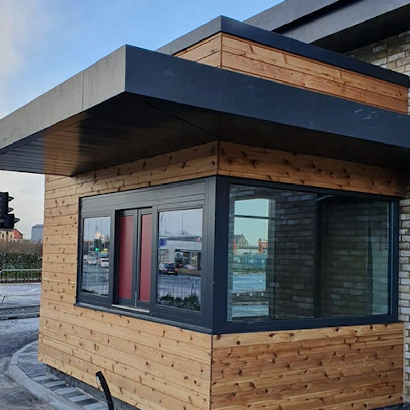 External Cladding around building