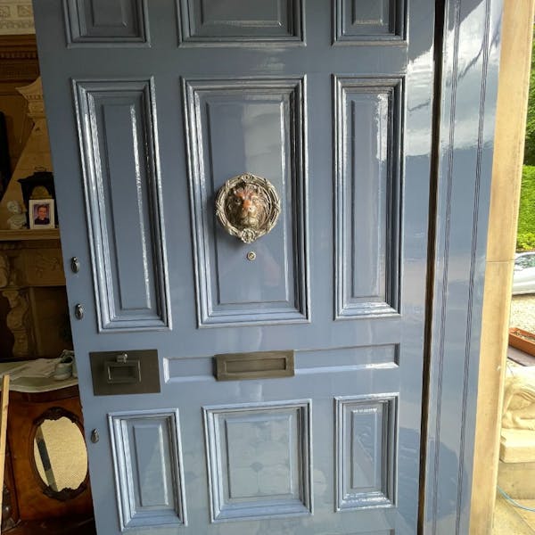 front door after