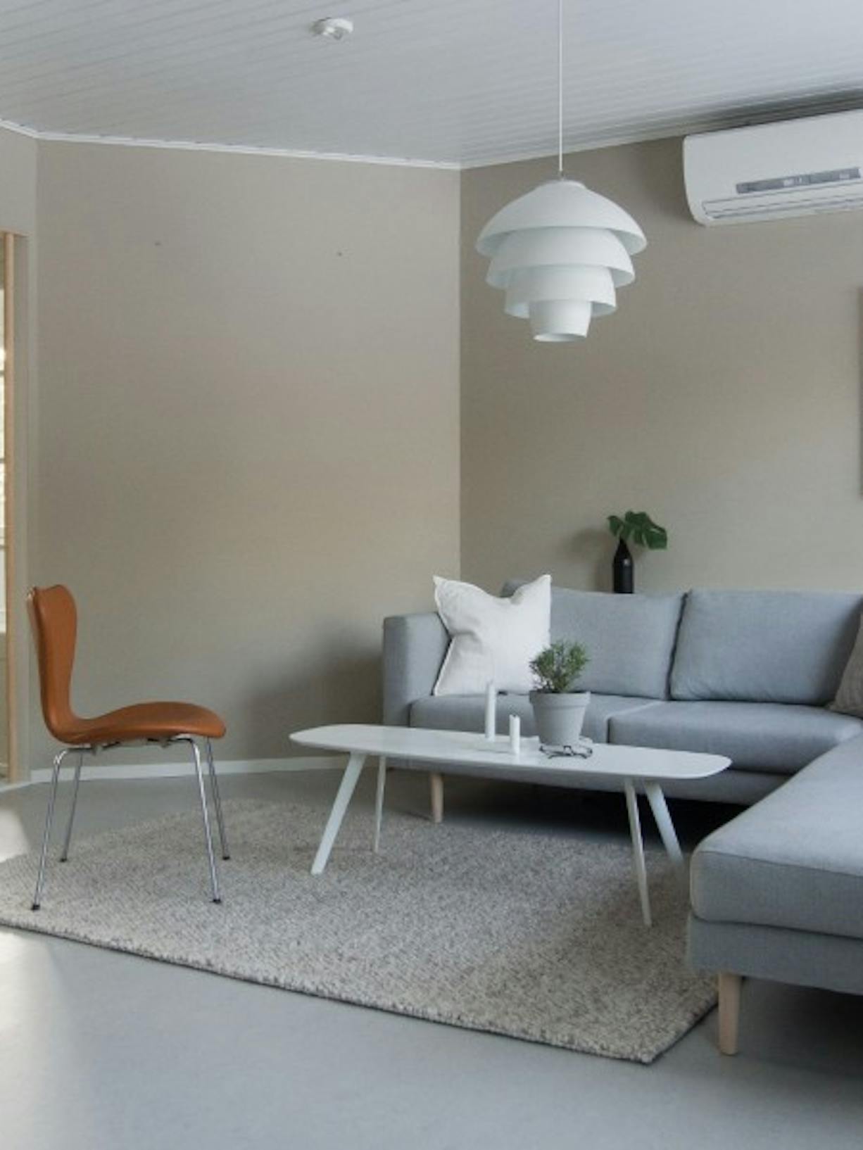Tikkurila White Paint Living Room Refresh wide before