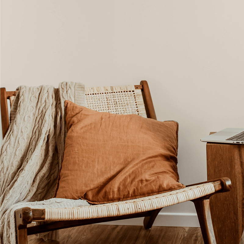 light beige living room wall with a rustic vibe