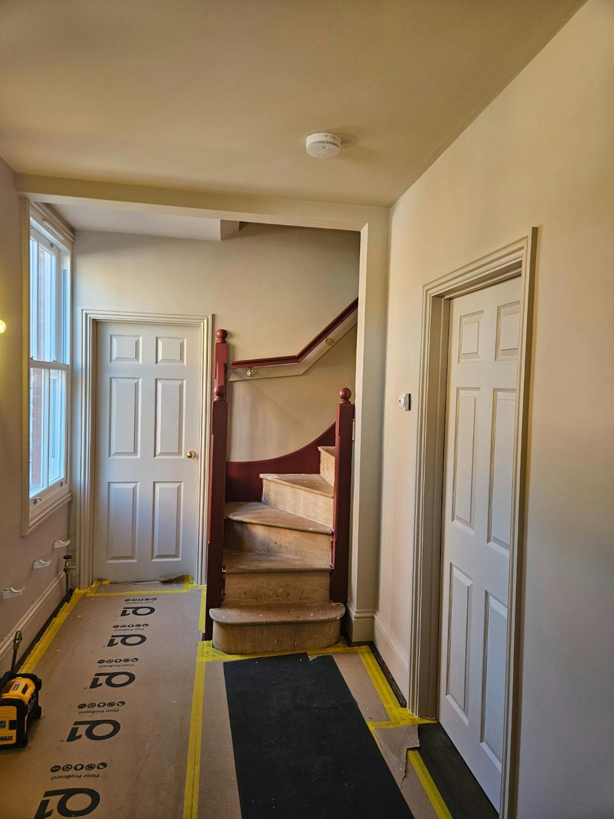interior hallway after image