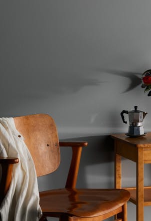 dark grey wall