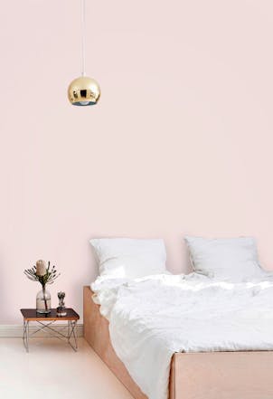 pale peach bedroom wall