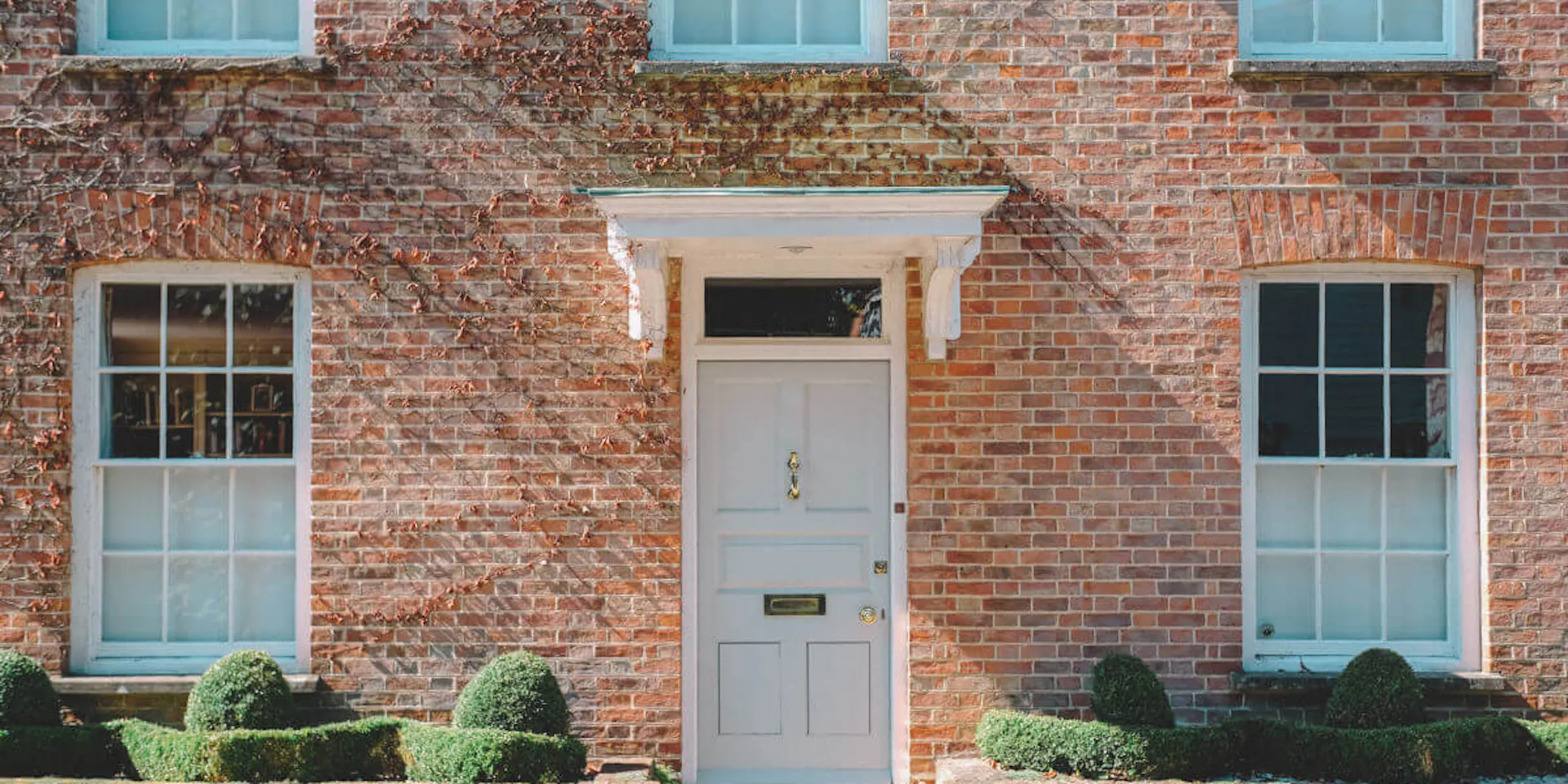 Grey front door