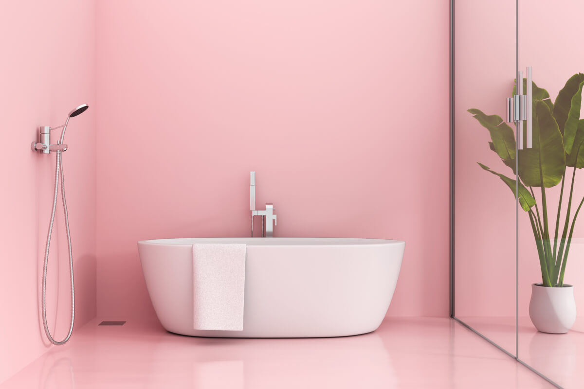 Bathroom Blush: The Benefits of Painting Your Bathroom Pink
