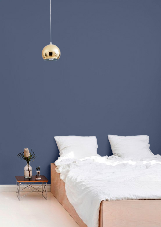 deep blue paint colour