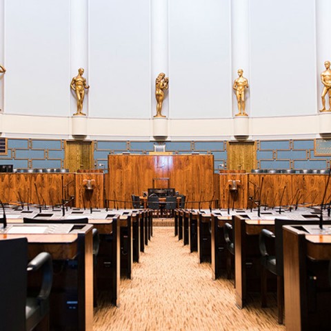 Parliament house Finland centre