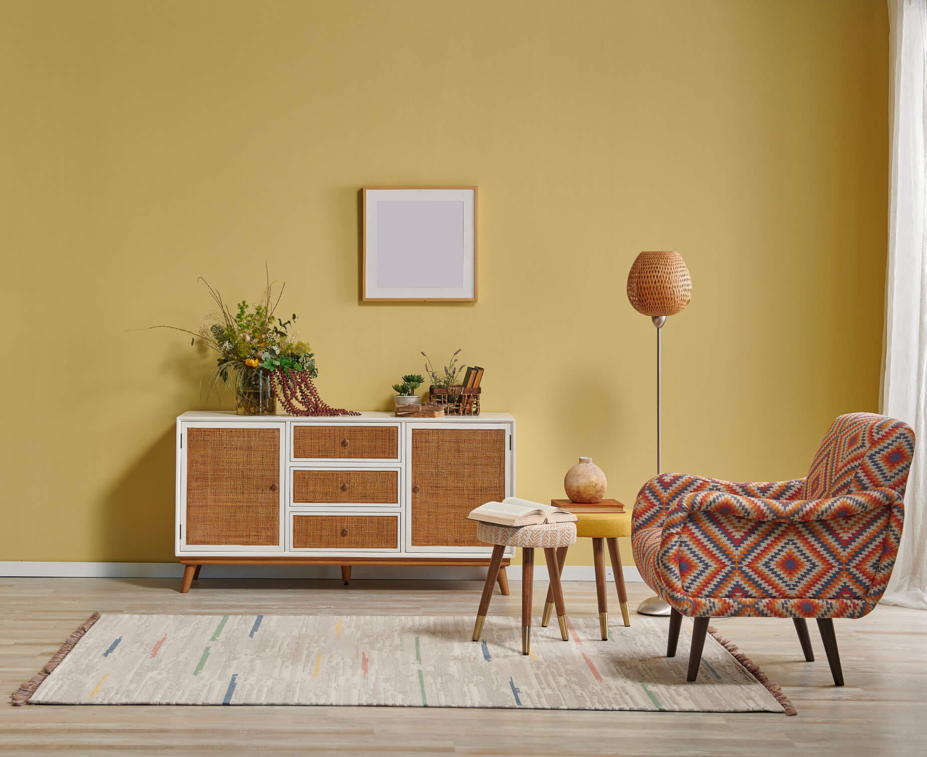 Yellow Living Room Colours and Colour Schemes