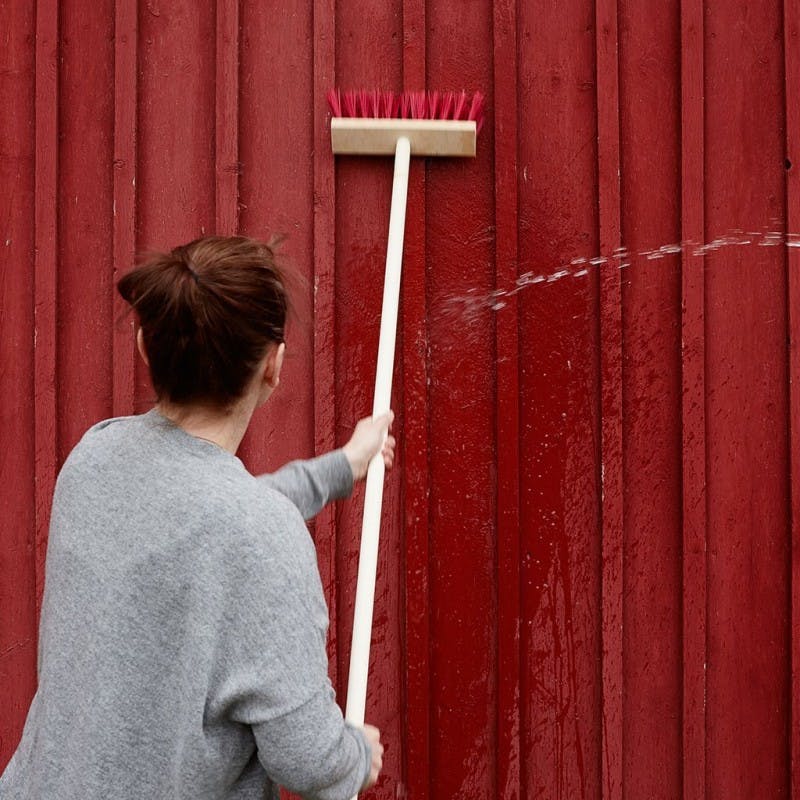 Exterior Wooden Walls Protection Black Paint Step 1