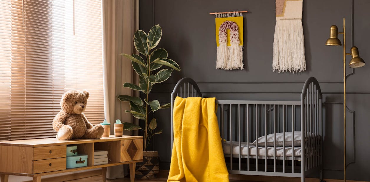 dark nursery decor
