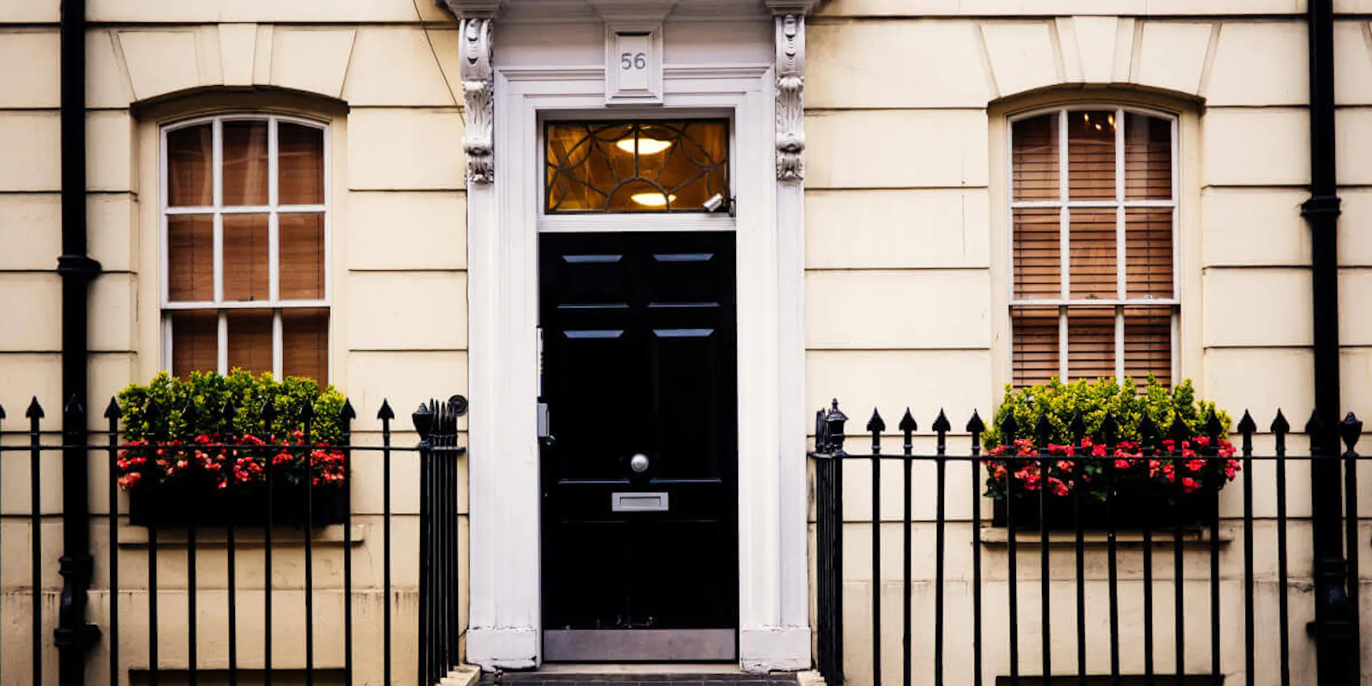 Black front door