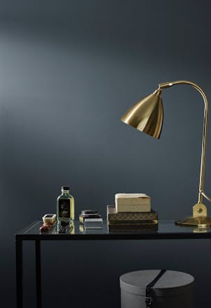 indigo home office wall