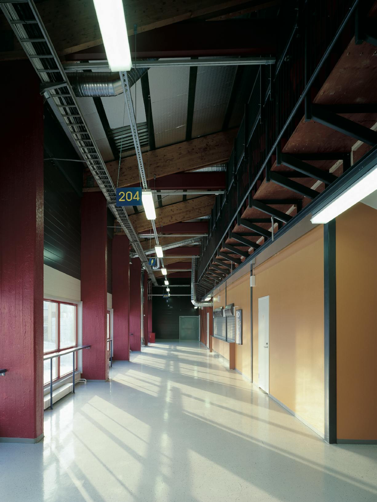 Concrete Floors - Public and Commercial Buildings Hallway Image