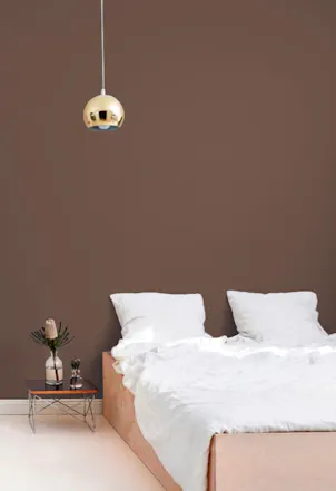 deep terracotta wall