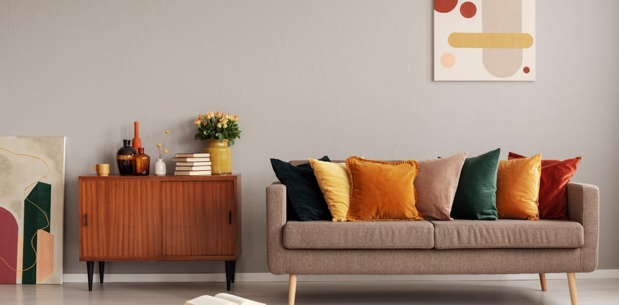 Grey living room