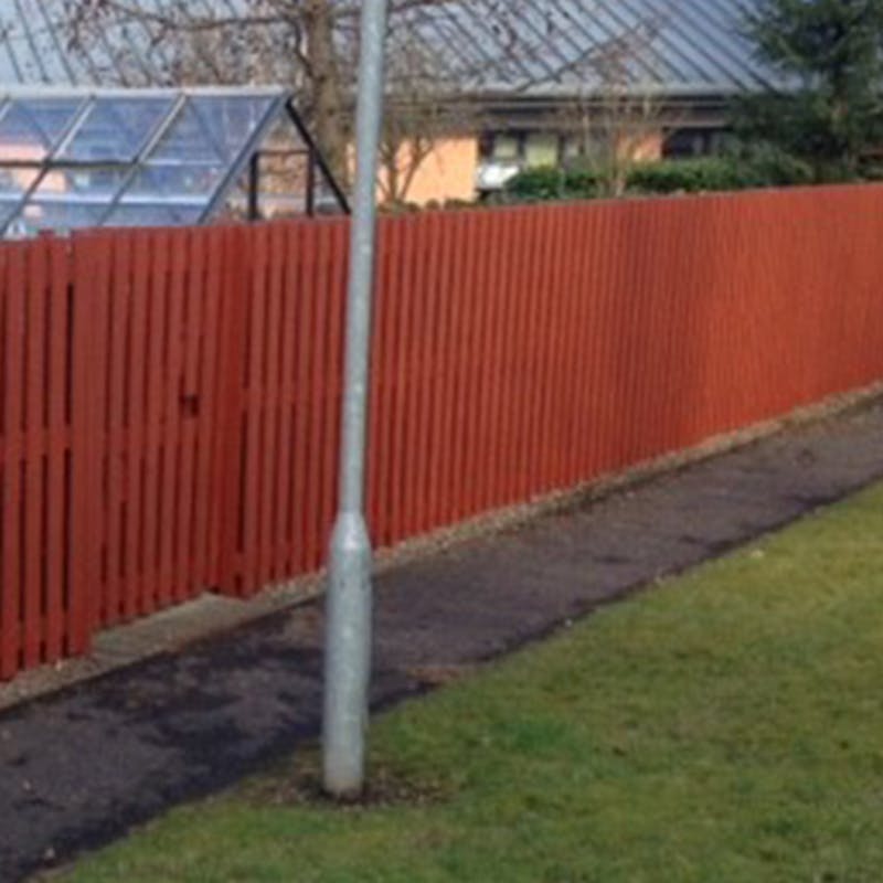 After the fence was renovation