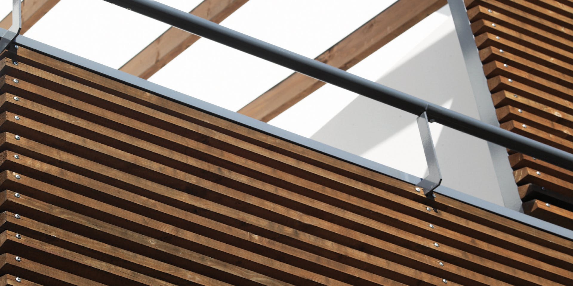 Wooden Surfaces - Wooden Cladding Close Shot Image