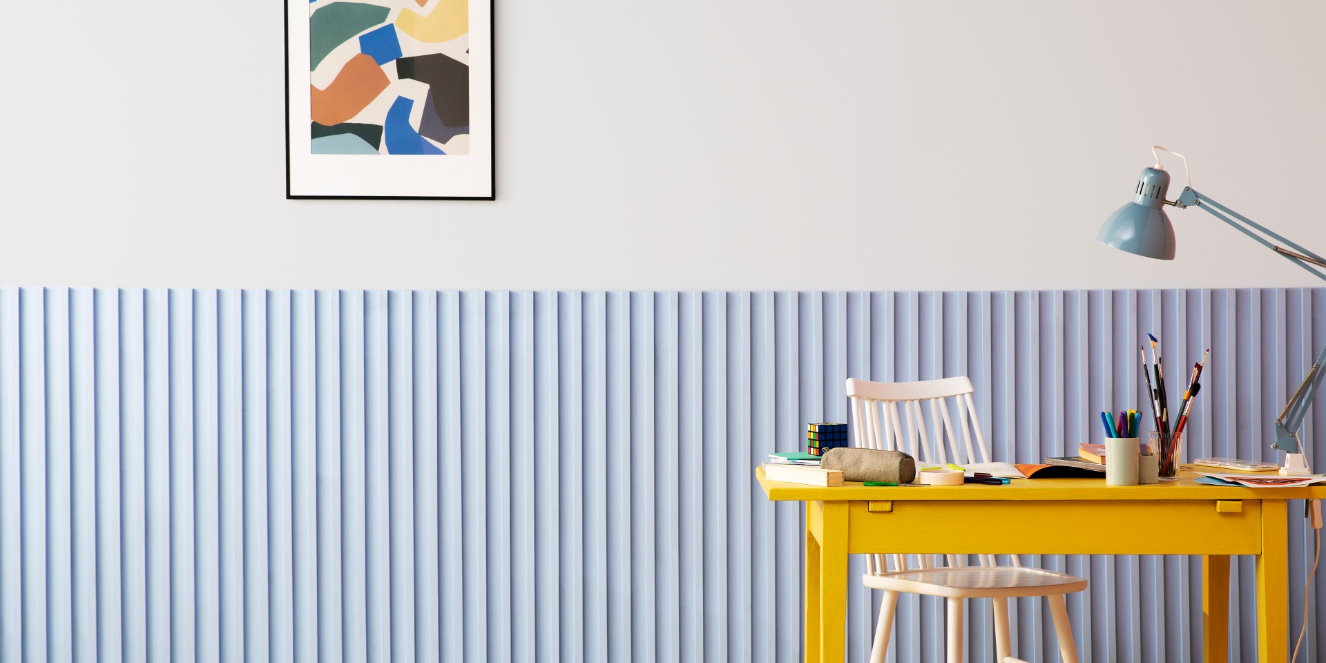cool grey wall