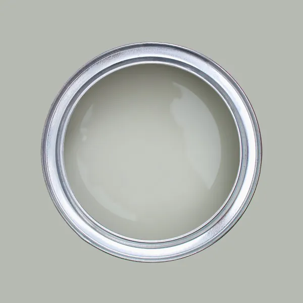 Paint pot from above with Tikkurila's Sea Smoke X447 in it