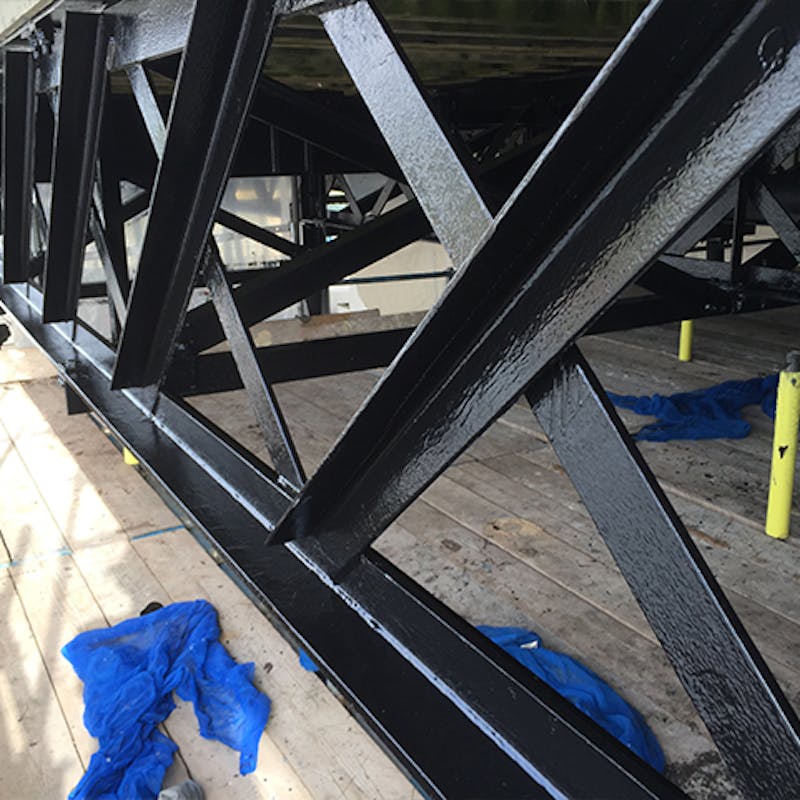 Work on Southport Pier