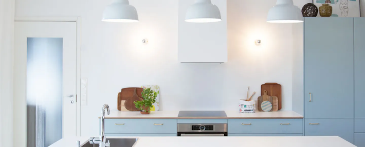 Kitchen Refresh Tikkurila Paper White paint Hero Image