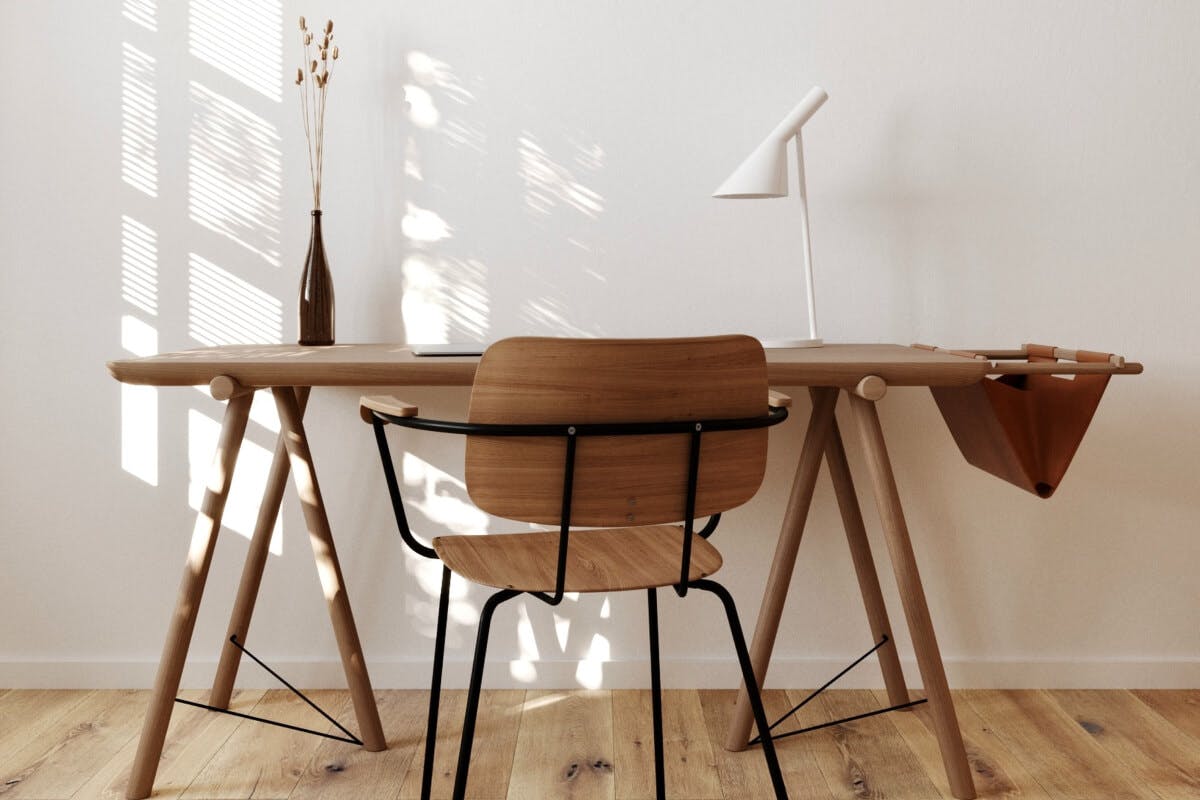 White & Off White Home Office Colours