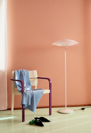 soft orange wall