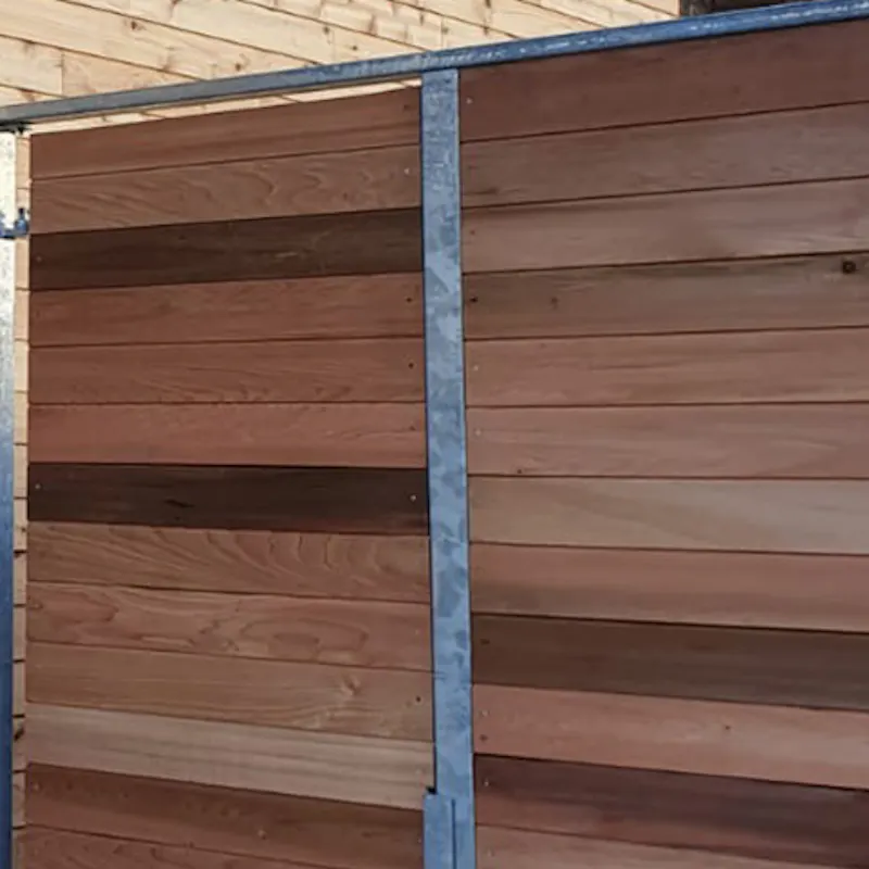 cladding on door