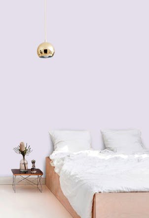 calming pale purple shade