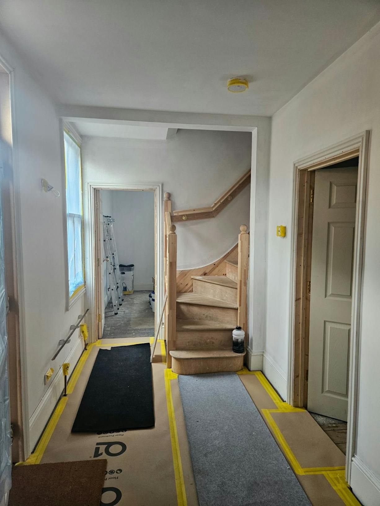 interior hallway before image