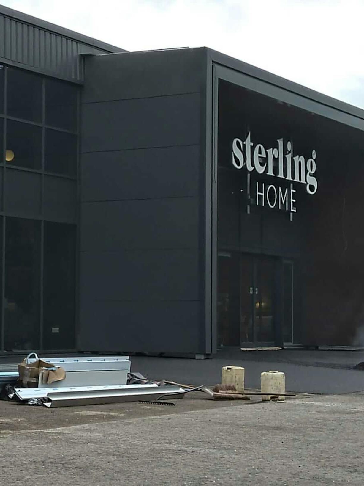 sterling home store front after