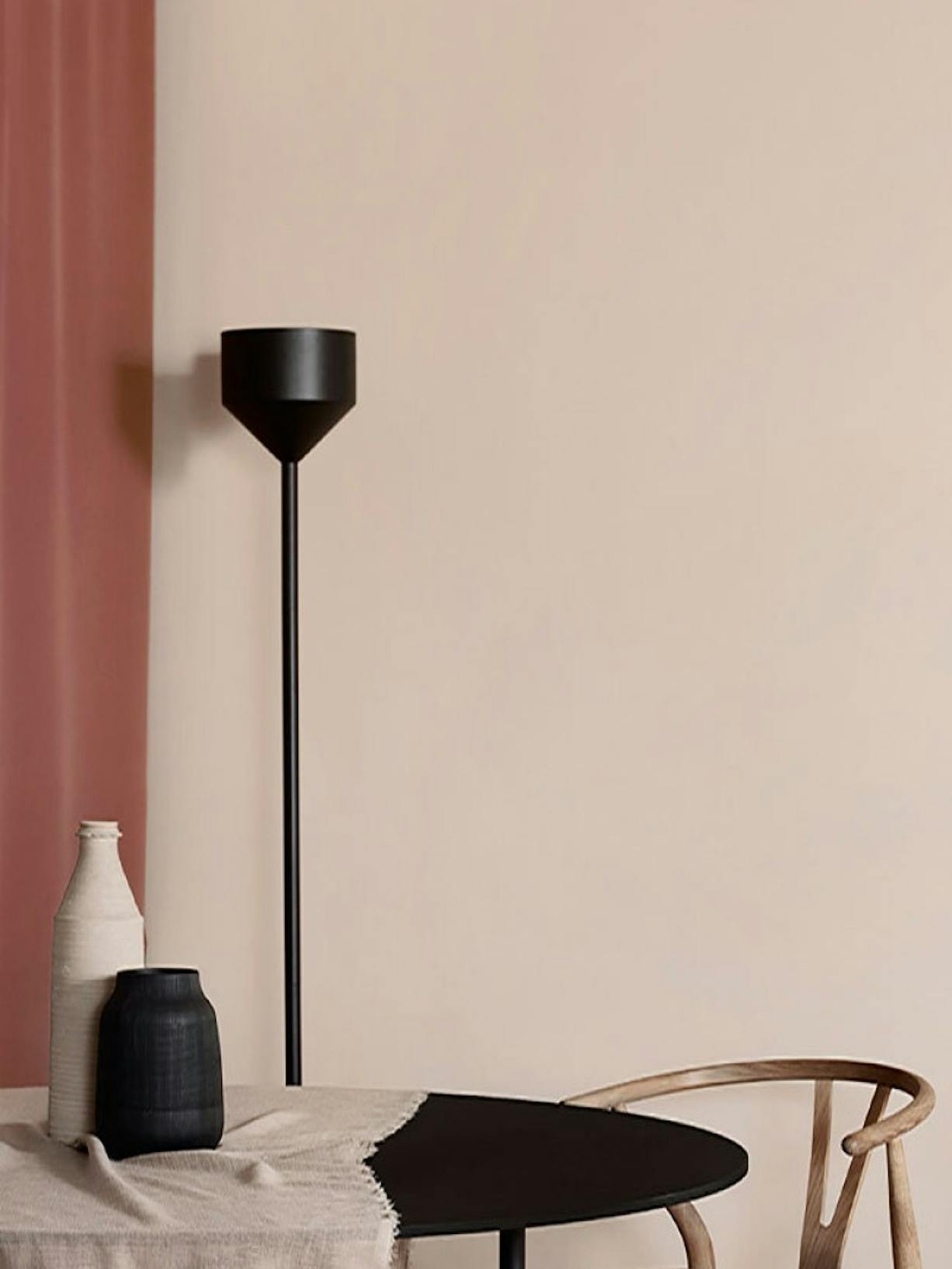 Wall Painted with Tikkurila Paint in Beige Colour Angora H466