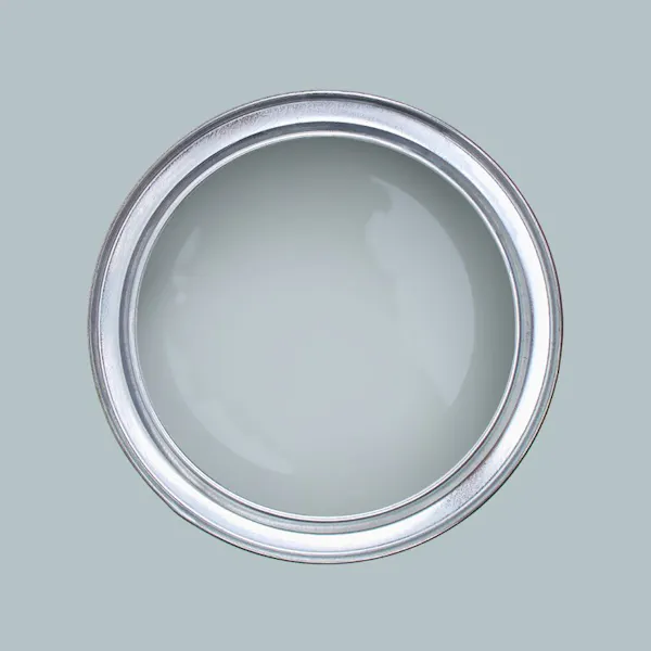 Paint pot from above with Tikkurila's Secret X438 in it