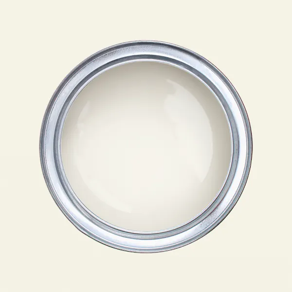 Paint pot from above with Tikkurila's Camelia F300 in it