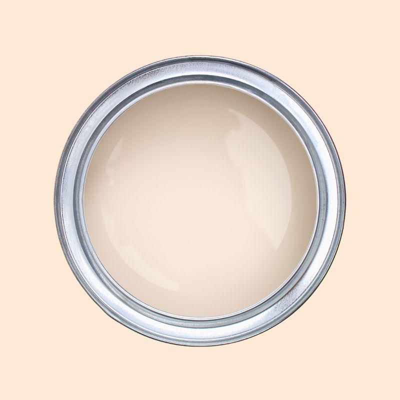 Paint pot from above with Tikkurila's Abanico G313 in it
