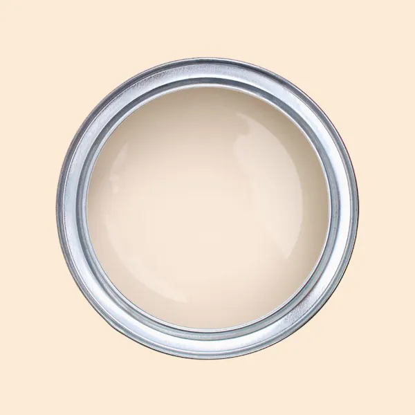 Paint pot from above with Tikkurila's Abanico G313 in it
