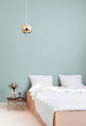 Light blue bedroom